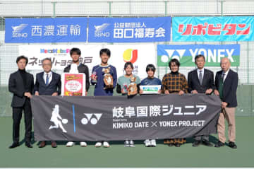 J60にグレードアップされた「岐阜国際ジュニアテニストーナメント」、男子は大垣心太郎が連覇、女子は鈴木美波が単複制覇＜SMASH＞