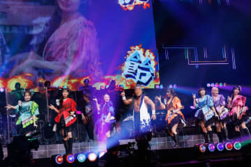 “漢”角田信朗、CANDY TUNEライブに登場　異色コラボ実現「冥土の土産になりました」