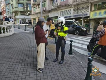 マカオ、週次の歩行者による道路横断違反の検挙数は89件…前週から横ばい、12週連続2桁に