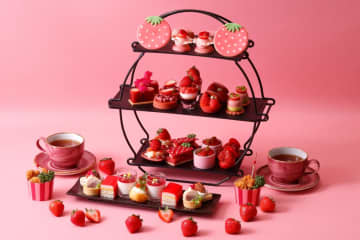 イチゴモチーフのスイーツが充実！「ANAインターコンチネンタルホテル東京」のアフタヌーンティー