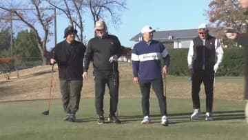 【巨人納会ゴルフ】リチャードは阿部監督と同組　打球は野球と同じく「エグっ」