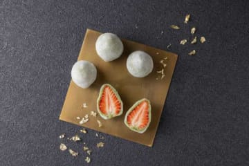 弁才天のいちご大福がピスタチオに♡クリスマス限定セットが贅沢すぎる