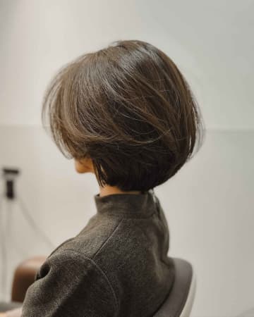 「ショートは苦手」ならコレ！【40・50代】にハマる♡「サマ見えショートボブ」