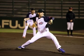 NPB去り5年…元阪神右腕が衝撃143キロ「まだやれそう」　剛速球連発にSNS騒然「すごいな」