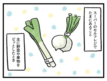 「た、大変そう、、、！！」セルフレジにて【アラサー主婦のあるある日記】