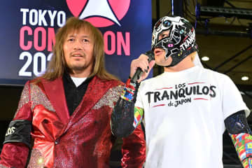 内藤哲也＆BUSHIが東京コミコンでトークショー　新弟子RYUSEIも〝初お披露目〟