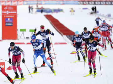 山本涼太12位、渡部善20位　ノルディックW杯複合