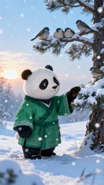 【AI壁紙】二十四節気「大雪」