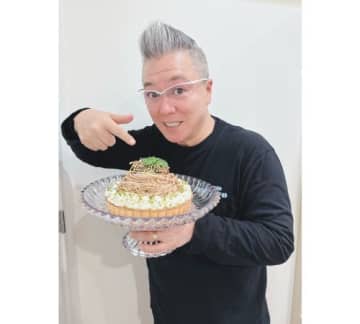 渡辺美奈代、愛夫の誕生日を手作りマロンタルトなどで祝福