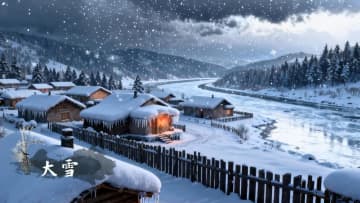 【AI壁紙】二十四節気「大雪」