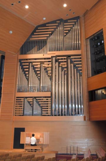 パイプオルガン取り外しへ　習志野市、再設置に向け保管　JR津田沼駅南口再開発事業