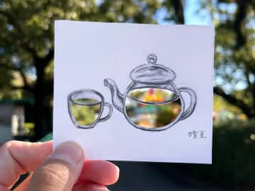 「画家による借景遊び」　アイディアに脱帽する1枚がこちら