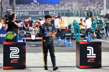 ノリス予選2番手「今年最後のポールを獲りたかったが、マックスは速すぎた」タイトル決定戦への心境は「驚くほど普通」