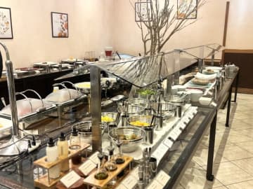 「都ホテル 尼崎」わんちゃんとホテルステイの朝は、朝食ブッフェ