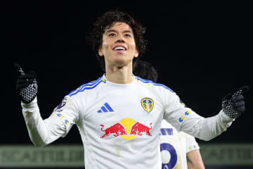 「雷鳴のようなシュート」リバプール戦で劇的同点弾の田中碧、前節チェルシー相手のハイパフォーマンスにも高評価「最も効果的な攻撃の糸口」