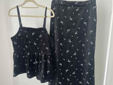 セットでも単品でも優秀！【しまむら】プチプラ見えしない♡「ベロアセットアップ」