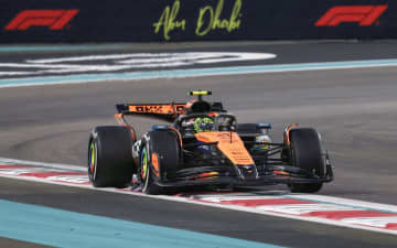 マクラーレンのノリス初の総合V　F1のアブダビGPで3位に入る
