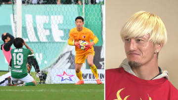 【鹿島J1優勝】「スゴすぎて頭抱えちゃった」鈴木優磨が選ぶ早川友基の今季ベストセーブは？