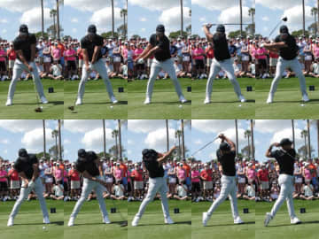 世界1位を争う海外プロのスイングを解説！頭を動かさずに腕と体をシンクロさせる