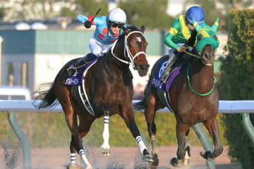 競馬G1レース直前、中継で抜かれた芸能人に騒然「誰だと思ったら」「髪長い！」　スーツ姿に喝采