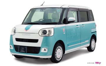 ダイハツ、「ムーブキャンバス」専用用品パッケージ「初音ミクエディション」