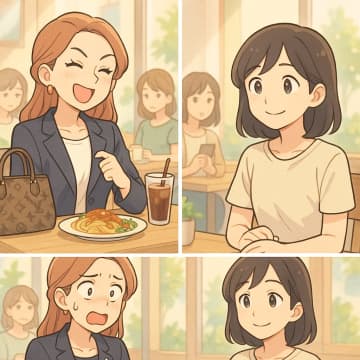 「この服、安物よね？」と貧乏扱いするママ友。だが、私がある事実を告げると表情が一変。実は【短編小説】