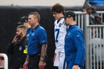 コルツQBダニエル・ジョーンズがジャガーズ戦でアキレス腱を負傷