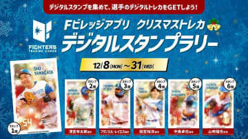 12/8(月)～31(水)「クリスマストレカ」がもらえるFビレッジアプリスタンプラリーを開催！