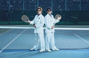 武田と哲也、3rdミニアルバム『LOVE SHOT』収録内容公開　テニスから着想を得たアートワークに