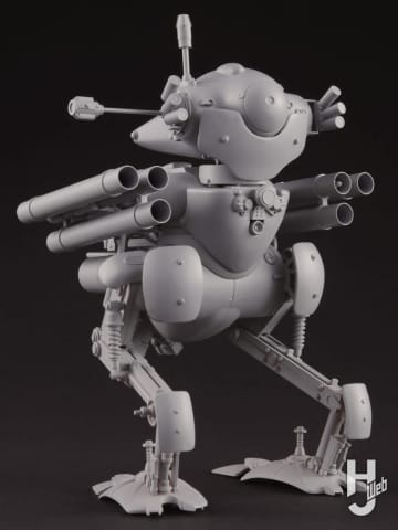 『Ma.K.』の人気メカ・陸戦ガンスが1/35で海洋堂ARTPLAに仲間入り!! 原型と開発中のCGレンダリング画像でギミックを紹介。企画担当の開発資料も