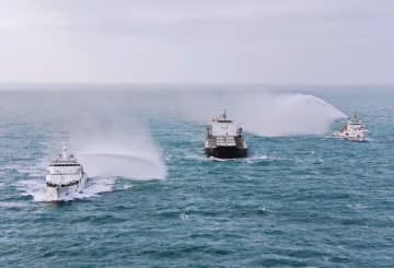 台湾海峡中部で特別法執行行動　人命救助訓練も　福建海事局