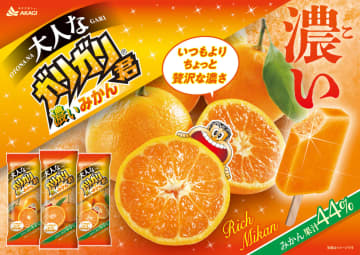 「大人なガリガリ君濃いみかん」、少し贅沢でジューシーな味わい