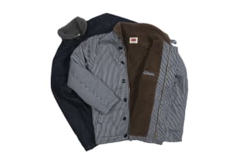 裏地起毛で冬のツーリングでも暖かい！　ミリタリー好き必見の児島ジーンズ〝N-1デッキジャケット〟