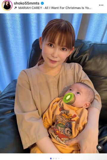 中川翔子、生後2か月の双子にネット驚嘆「表情が豊か」「既に完成されたお顔立ち」