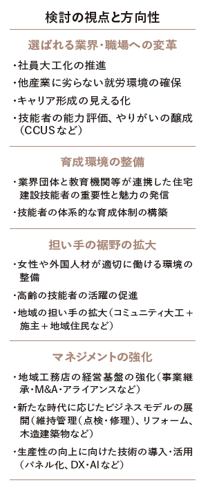国交省・懇談会が大工確保に向けとりまとめ