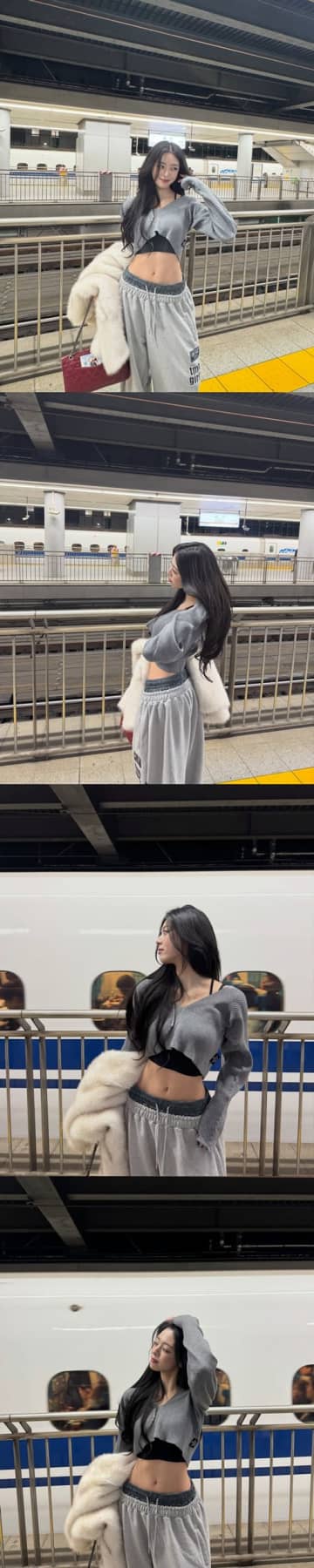 「品川駅に女神降臨…」ITZY・ユナ、来日ショットが話題！ミニ丈からのぞく“くびれウエスト”に釘付け【PHOTO】