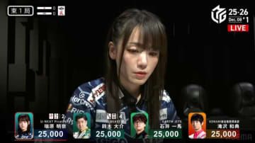 「ゴリラパワー」「ないすぅ！」とファンが沸く 瑞原亜樹の“美しき剛腕”がうなった瞬間 残り枚数なんてお構いなしの超強気リーチ／麻雀・Mリーグ