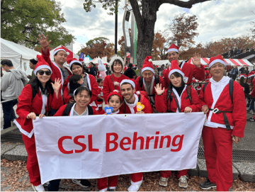 CSLベーリング、「サンタパレード 2025」に協賛・参加