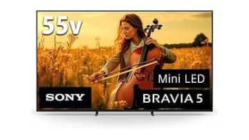 BRAVIA 5「K-55XR50」が強い！　2025年11月の4Kテレビ人気ランキングTOP10　2025/12/9