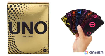 ホリデーや年末年始にぴったりな特別仕様の「ウノ ゴールド」が12月27日に発売！箔押しがされたスペシャル仕様のカードに