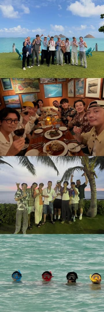 BTS・V、俳優パク・ソジュンら親友グループ「ウガ・ファミリー」とのハワイ旅行SHOT大放出【PHOTO】