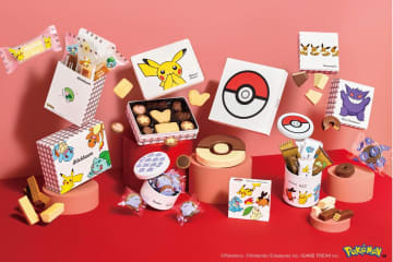ユーハイム「ポケモン」2026年バレンタイン、ピカチュウ型クッキーやチコリータのミルフィーユ