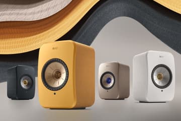 KEF、ワイヤレススピーカー「LSX II」に2つの新色。アンバーヘイズ＆コットンホワイト