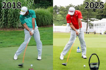 まだまだ進化を続ける松山英樹のスイング “頭の残し”が明らかに減り、ルックアップが早くなっていた！【優勝者のスイング】