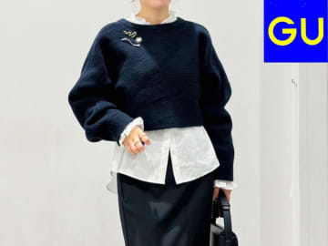 冬の「重ね着」どうしてる？【GU】シャツ合わせが今っぽい♡「レイヤードコーデ」