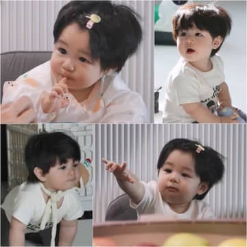 俳優シム・ヒョンタクの愛息ハルちゃん、人生初のパスタに「ルンルン」