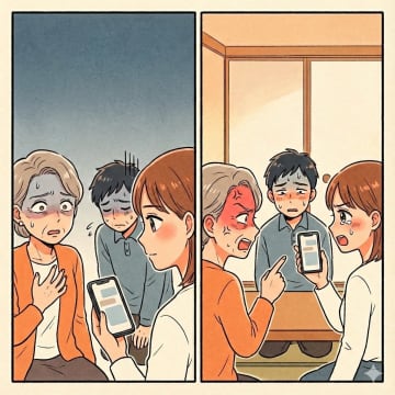 「あなたにも原因あるんじゃない?」と浮気した夫を庇う義母。だが、私のある一言に絶句【短編小説】