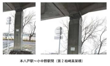 JR東日本、八戸線で高架橋に地震被害　全区間で当面運休