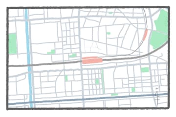 【東京地図クイズ】ここは何駅？ 水路がポイントなJR総武線の駅