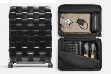 ボッテガ・ヴェネタ“編み込み模様”のスーツケース「オデッセイ」に大きめチェックインサイズ